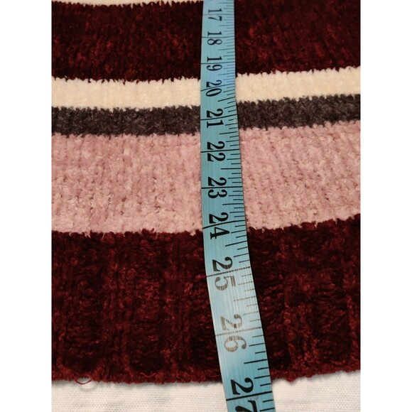 Basic Editions Womens Striped Long Sleeve‎ Sweater Acrylic Roll Neck Size Large - Picture 9 of 10